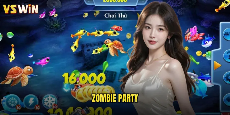 Zombie Party Đại Tiệc Xác Sống Tại VSWIN Cuồng Phong Giải Trí Kinh Dị 1 Zombie Party