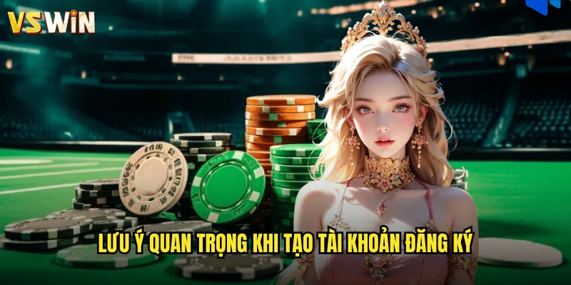 Đăng ký VSWIN chỉ trong 3 phút với quy trình đơn giản 3 Lưu ý quan trọng khi tạo tài khoản đăng ký